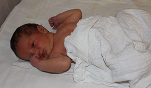 dítě volně v pleně